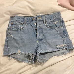 AGOLDE Parker Denim Shorts